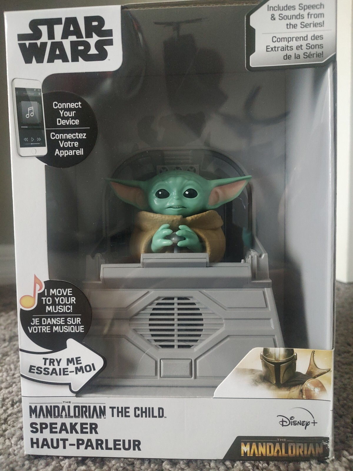 Star Wars Mandalorian The Child Animatronic Built in Speaker | Baby Yoda | New!