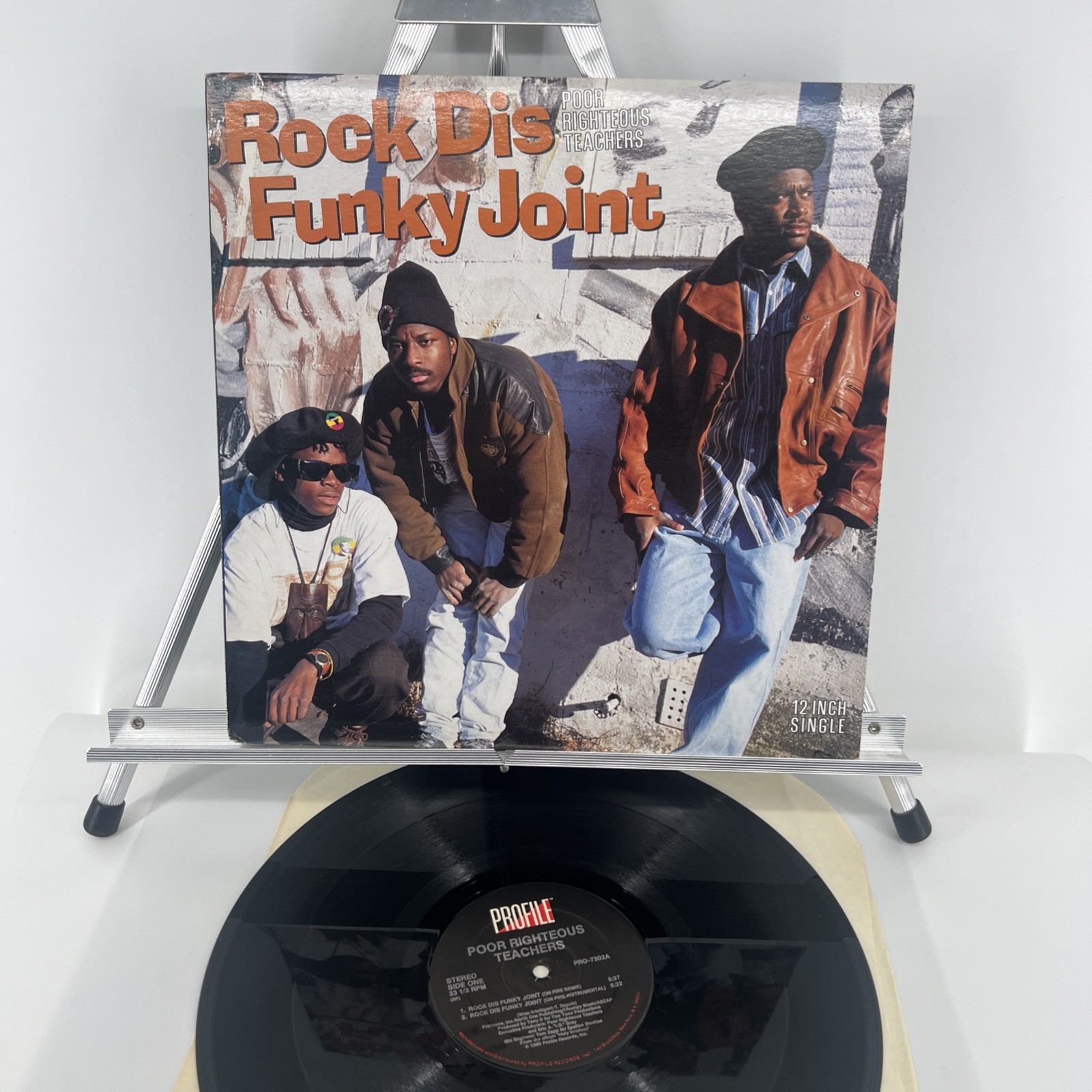 POOR RIGHTEOUS TEACHERS Rock Dis Funky Joint PROFILE 12" VG