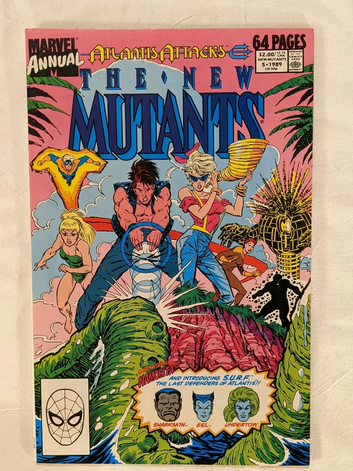 The New Mutants Annual #5 (Marvel Comics 1989)