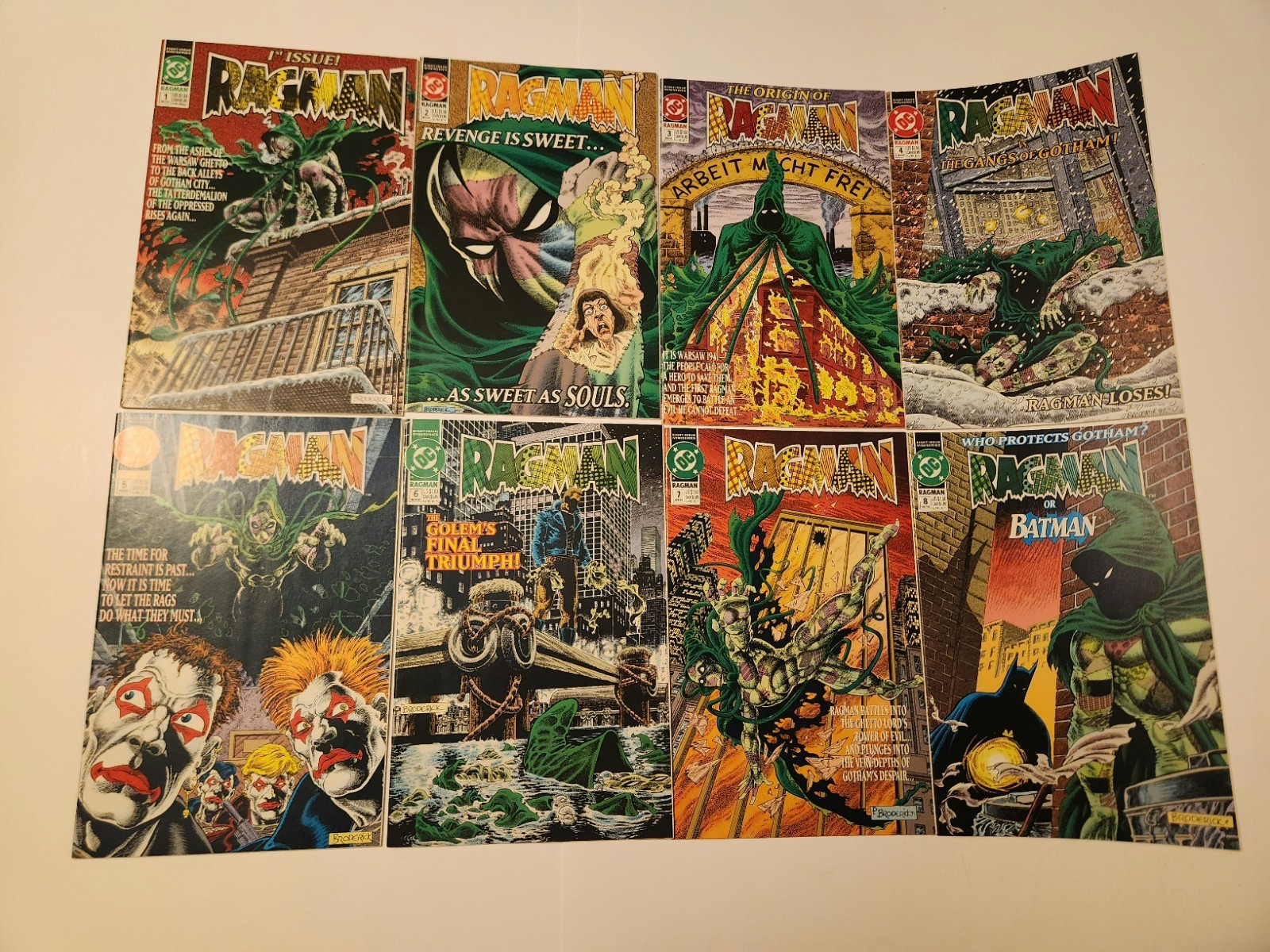 Ragman #1-8 (DC Comics 1991) set completo lotto di 8