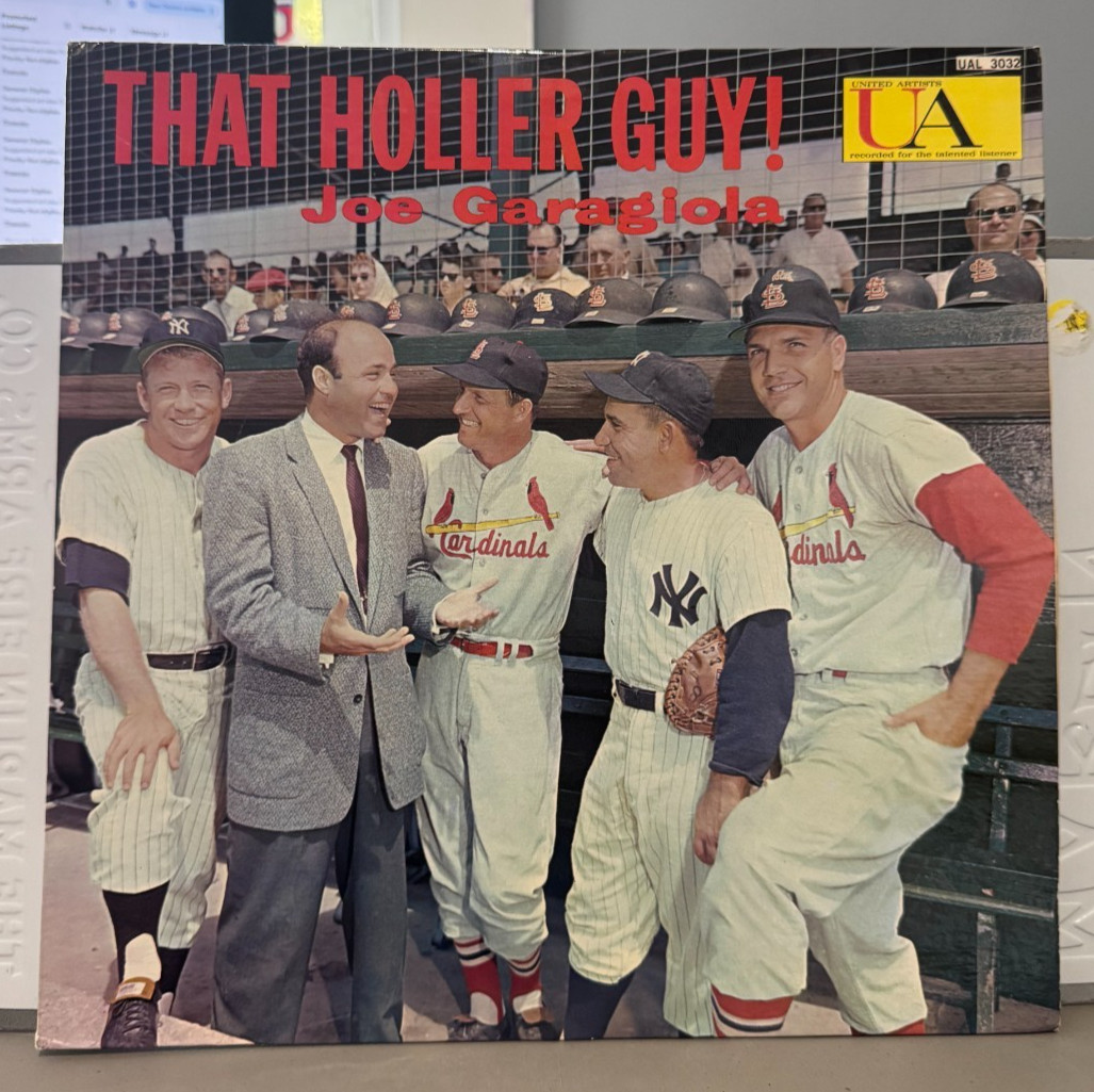 1959 Joe Garagiola "That Holler Guy!" Mantle Musial Berra UAL 3032
