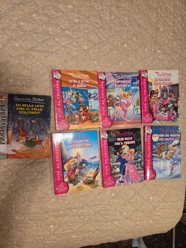 Set 7 libri Tea Stilton e Geronimo stilton