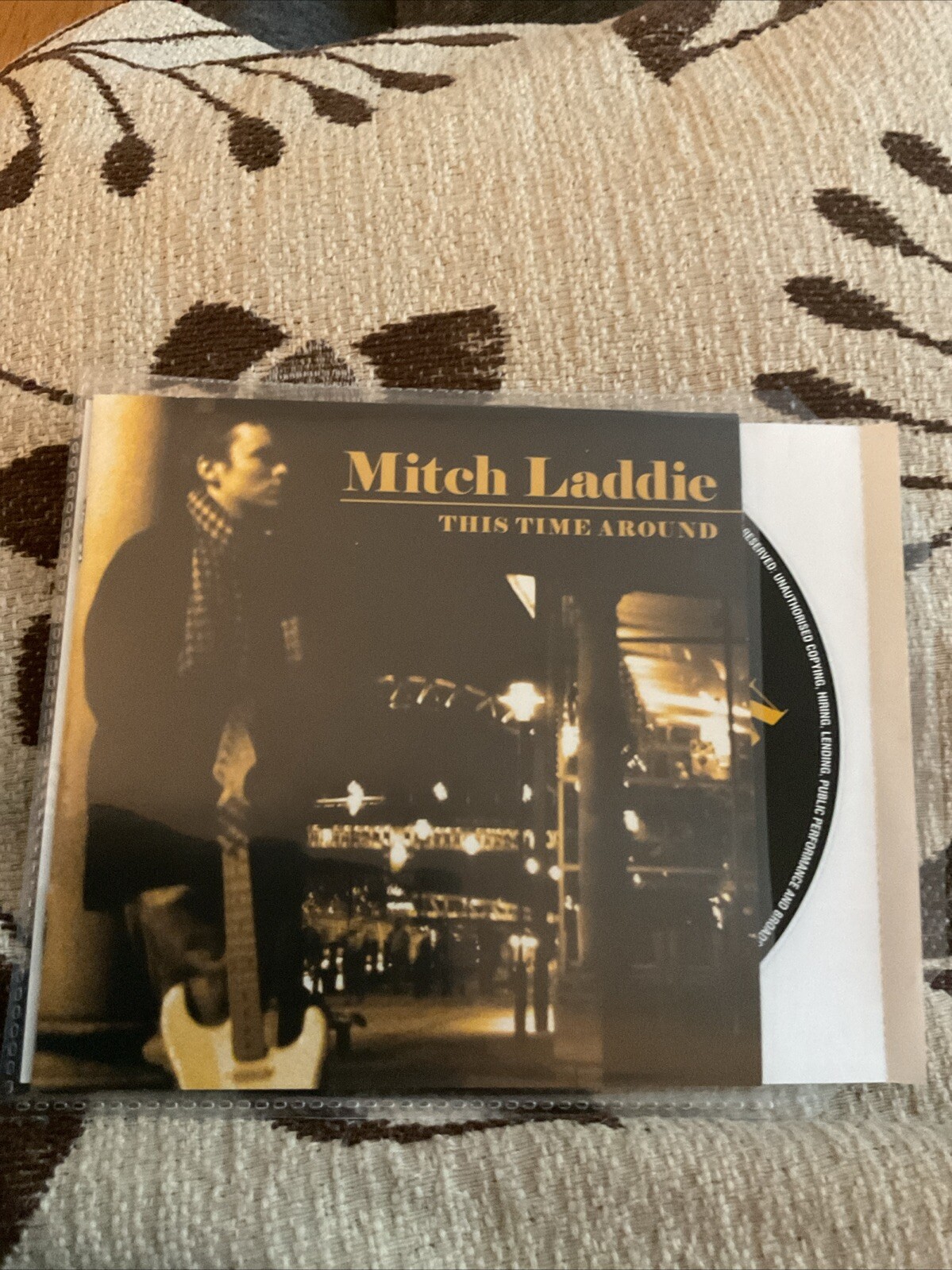 Mitch Laddie - This Time Around - Original CD Album & Inserts Only 6077