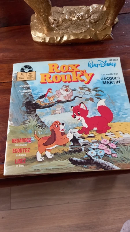 Vinyl (45t) disney rox et roucky