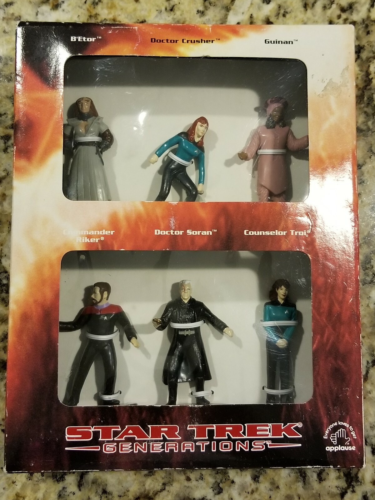 Star Trek Deep Generations 6  Vintage Toys Collectibles Action Figures 1994 New