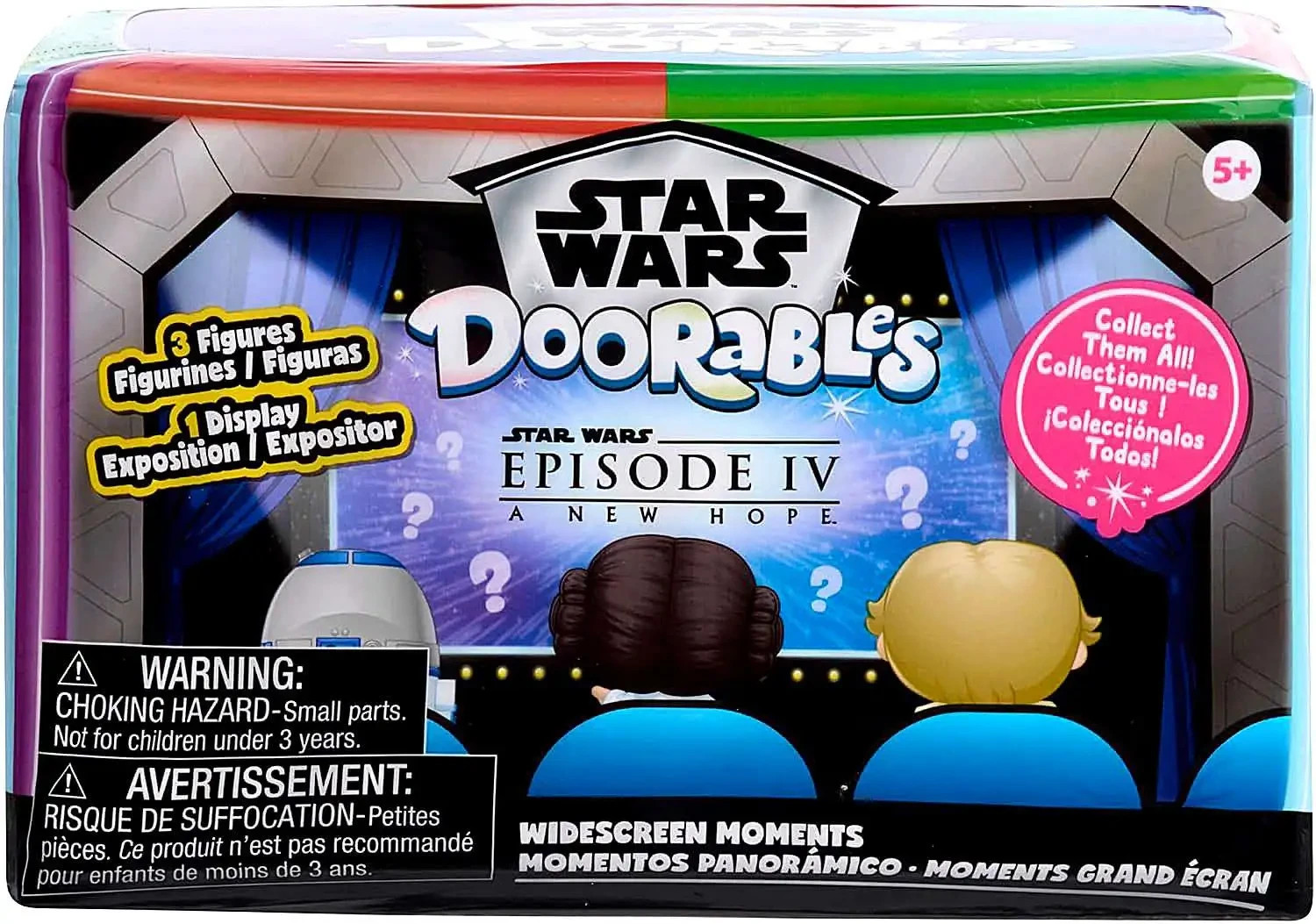 Disney Doorables Star Wars Una Nuova Speranza Momenti Widescreen Confezione da 3 [3 Personaggi]