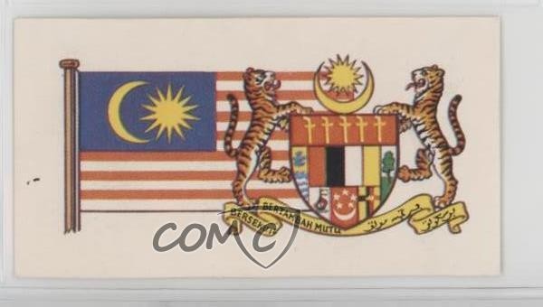 1967 Brooke Bond Bandiere ed Emblemi del Mondo Malesia #9 0w8f