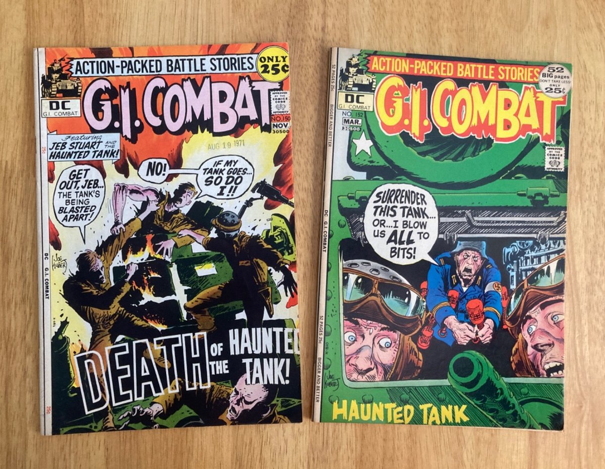 Lotto di *2* 1971-72 G.I. COMBAT: #150 (FN/VF), 152 (VF/NM, vedi dettagli...)