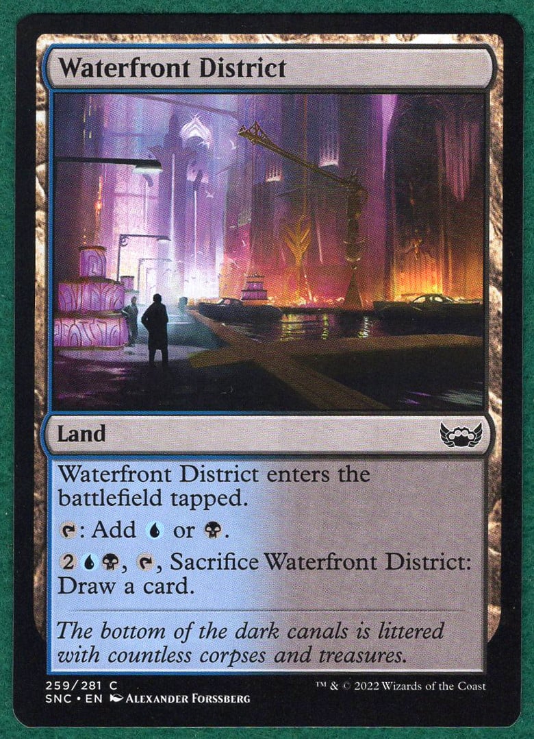 Waterfront District - Streets of New Capenna (SNC) #259 - Magic MTG Card