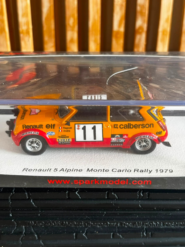 Spark Renault 5 Alpine n°11 Rallye Monte-Carlo 1978 1/43 avec boîte