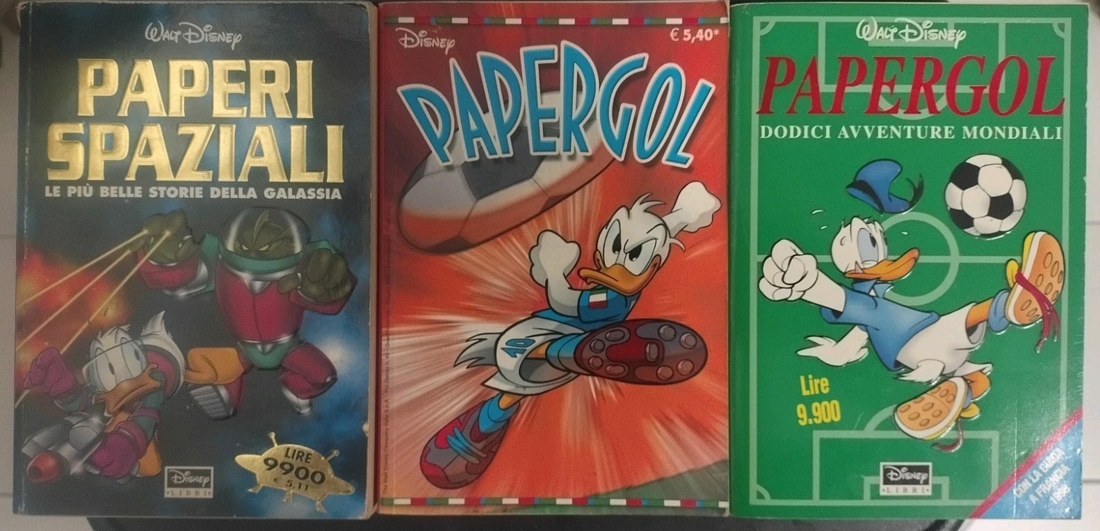 Papergol, Dodici avventure mondiali; Papeei Spaziali + Papergol. Disney
