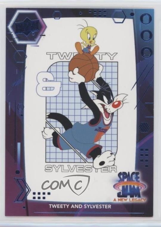 2021 Upper Deck Space Jam A New Legacy Blue Tweety Bird and Sylvester #27 07mp