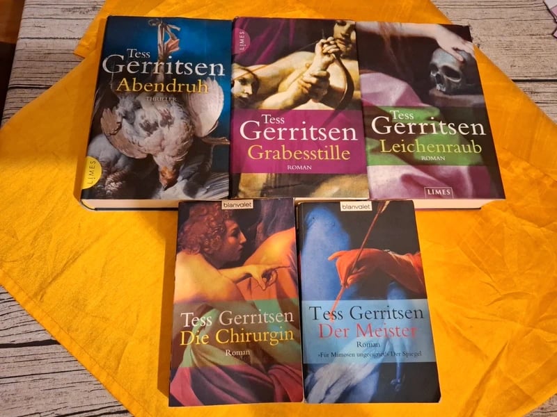 4x fesselnde Romane & 1x packender Thriller - Paket von Tess Gerritsen