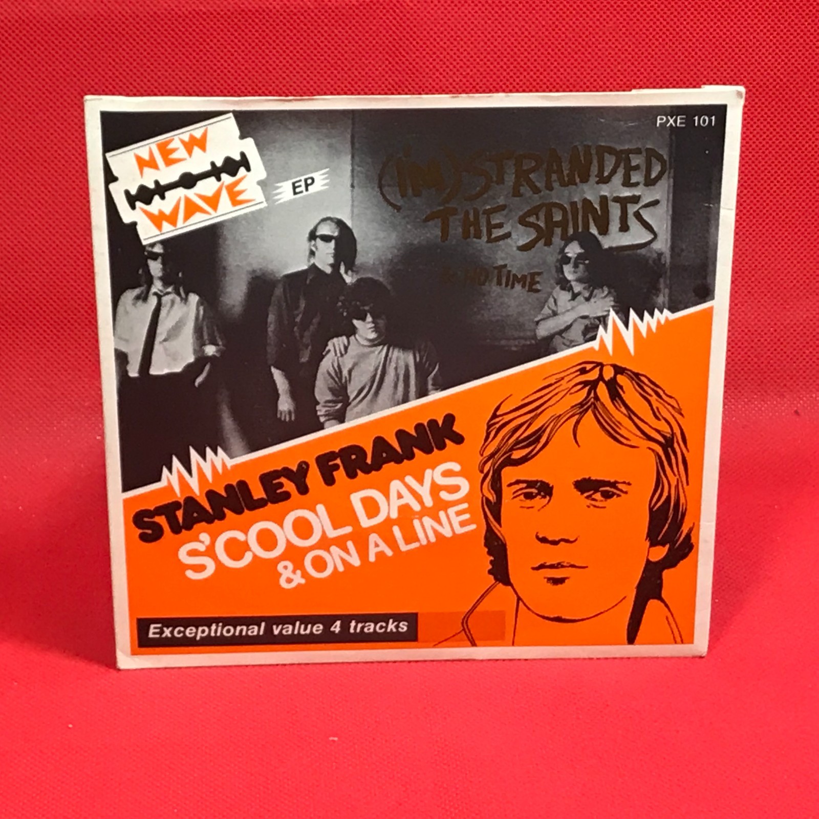 STANLEY FRANK S'cool Days New Wave EP 1977 UK 7" Vinyl THE SAINTS (I'm) Stranded