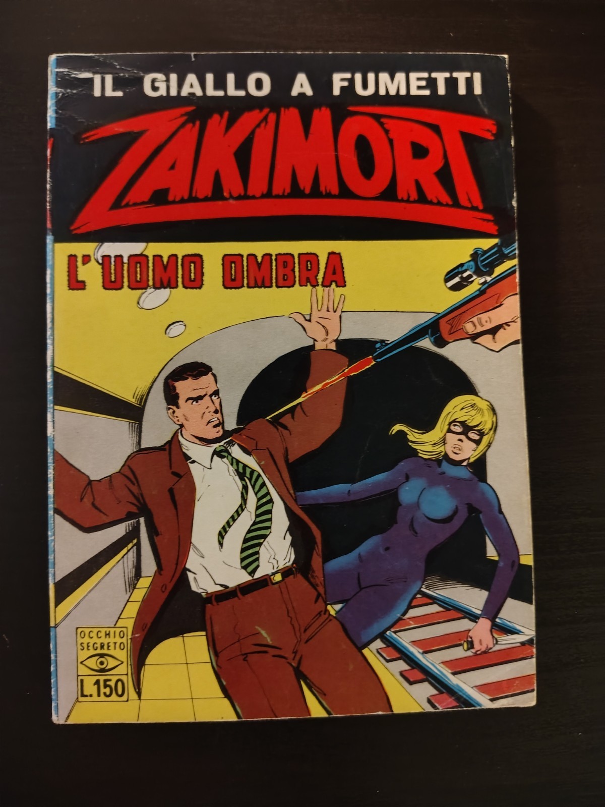 Zakimort n°42 - PRIMA SERIE 1968 Ed. C.E.A. "L'uomo ombra"