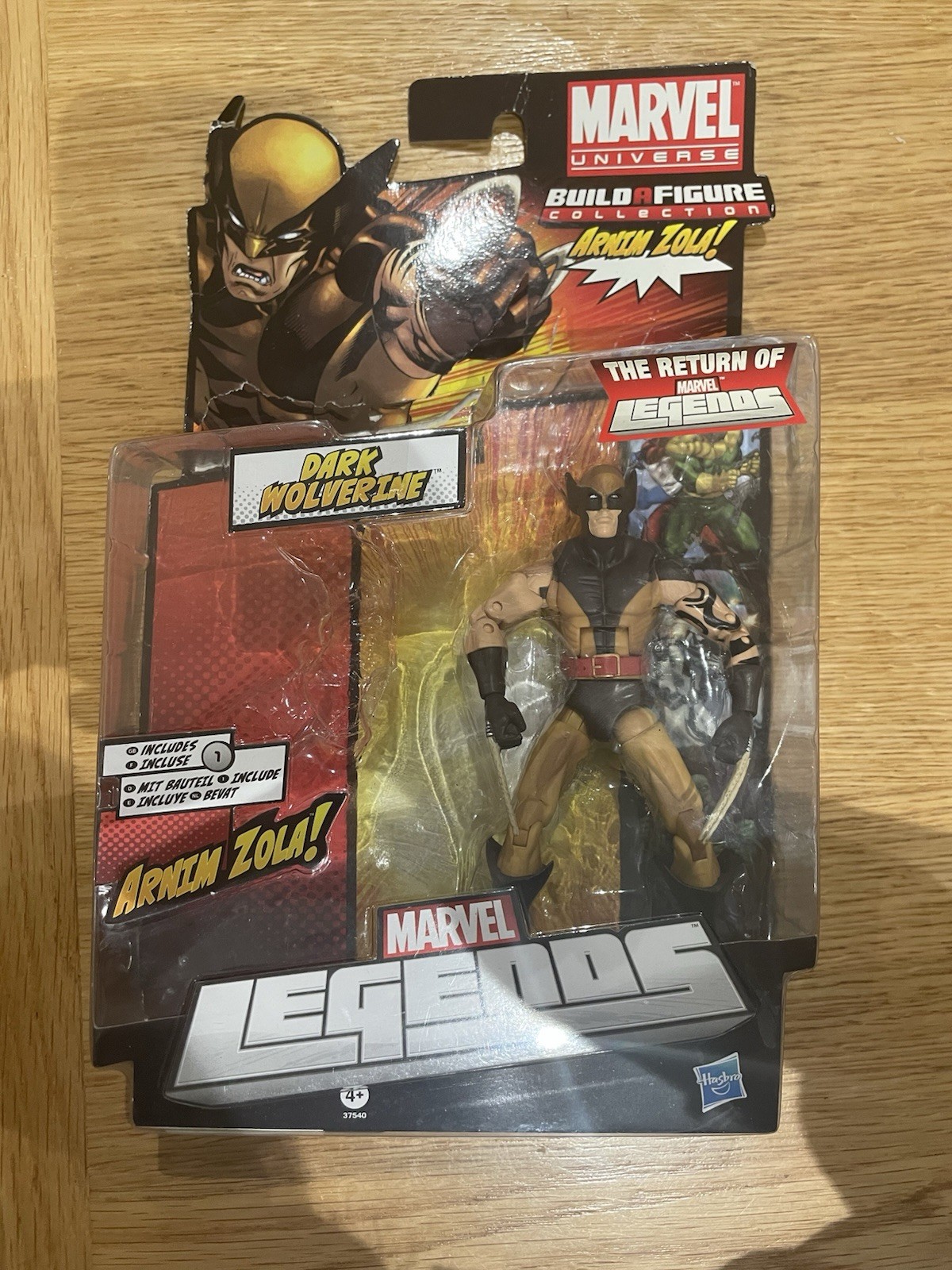 MARVEL LEGENDS DARK WOLVERINE MASCHERATO BAF ARNIM ZOLA UNIVERSE HASBRO FIGURE 2011