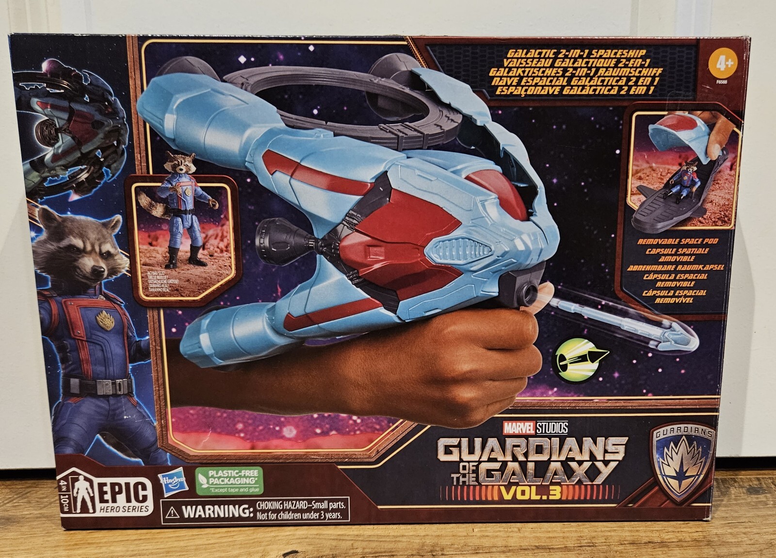 Marvel Guardiani della Galassia Vol. 3 astronavi galattiche con action figure nuove con scatola