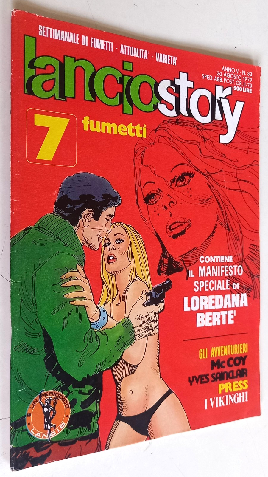 LANCIOSTORY N. 33 -20/8/1979 -Sylvie Vartan/D. Poggi/Mc Coy, Press..-Eura