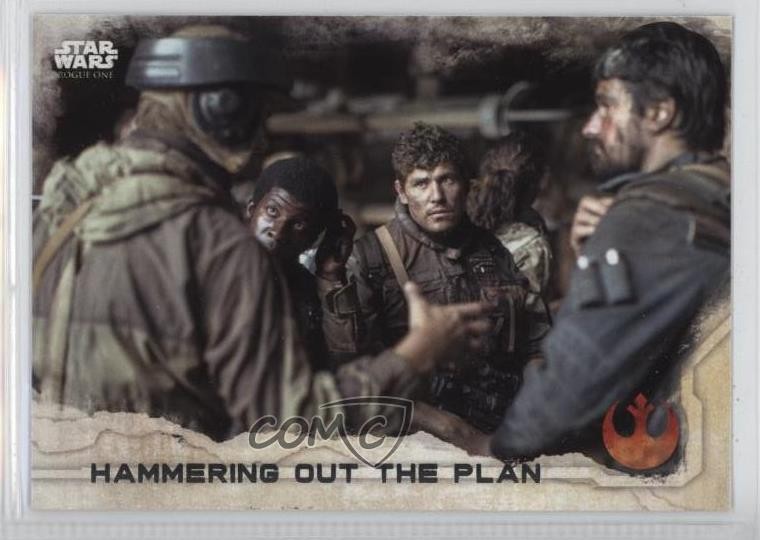 2016 Topps Star Wars: Rogue One Series 1 Hammering Out the Plan #71 p9d