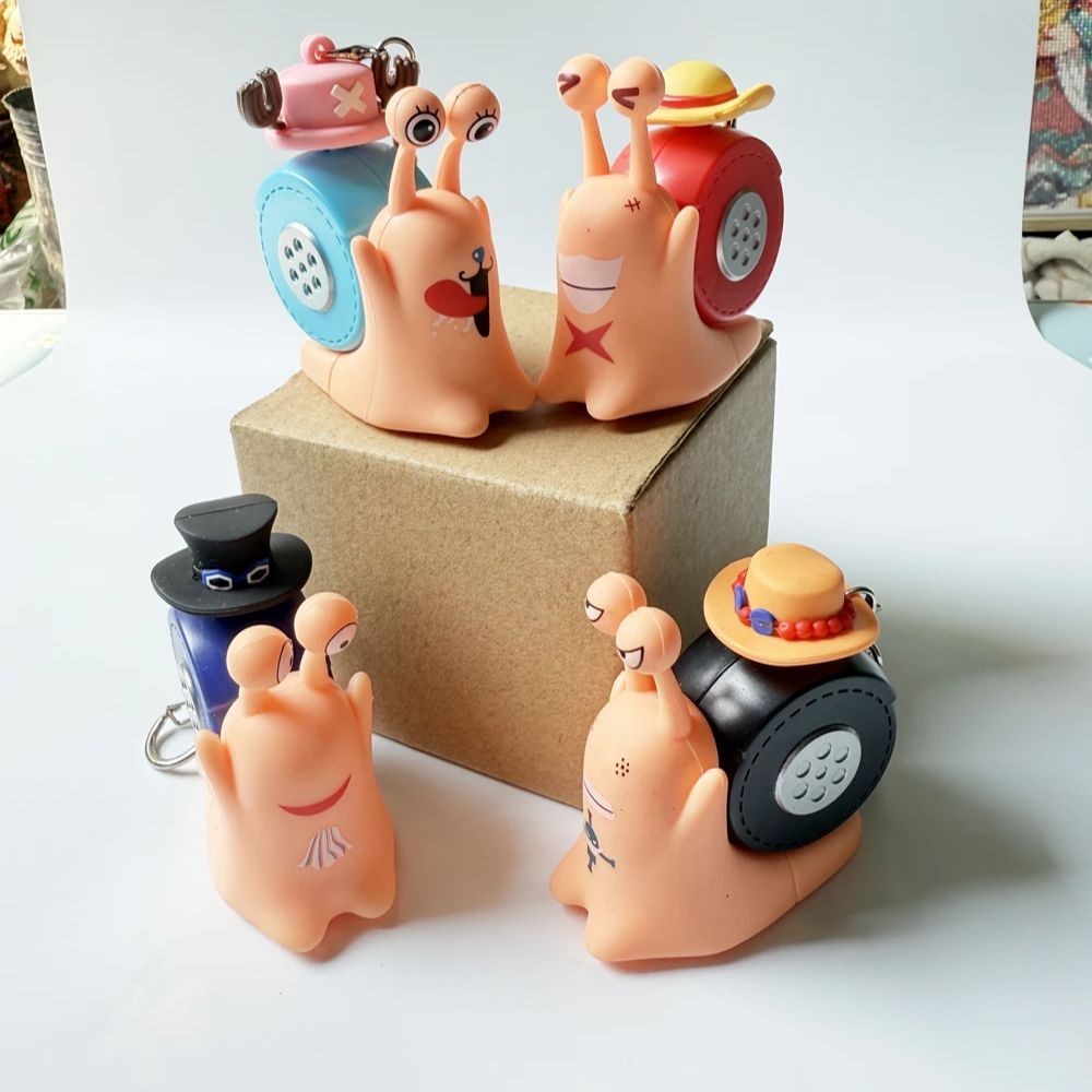 One Piece Den Mushi Snail Telefono Giocattolo Registrazione Suono