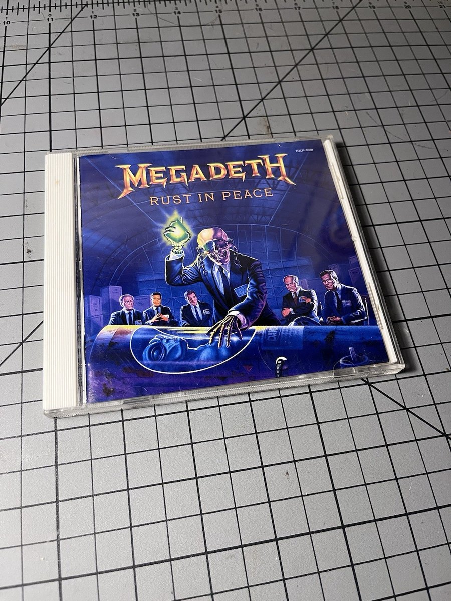 Megadeth Rust In Peace Japanese First Press Original Mix CD