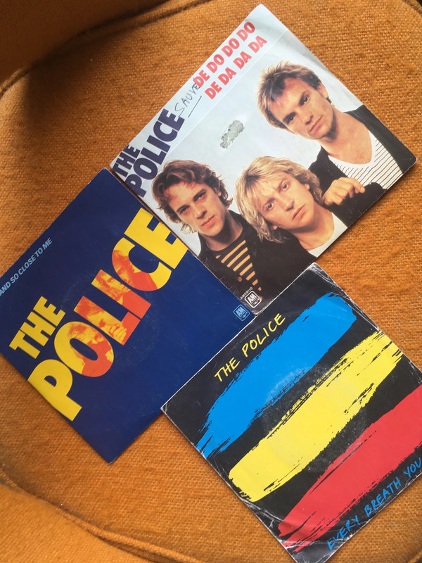Lot de 3 Vinyles 45 tours de The Police