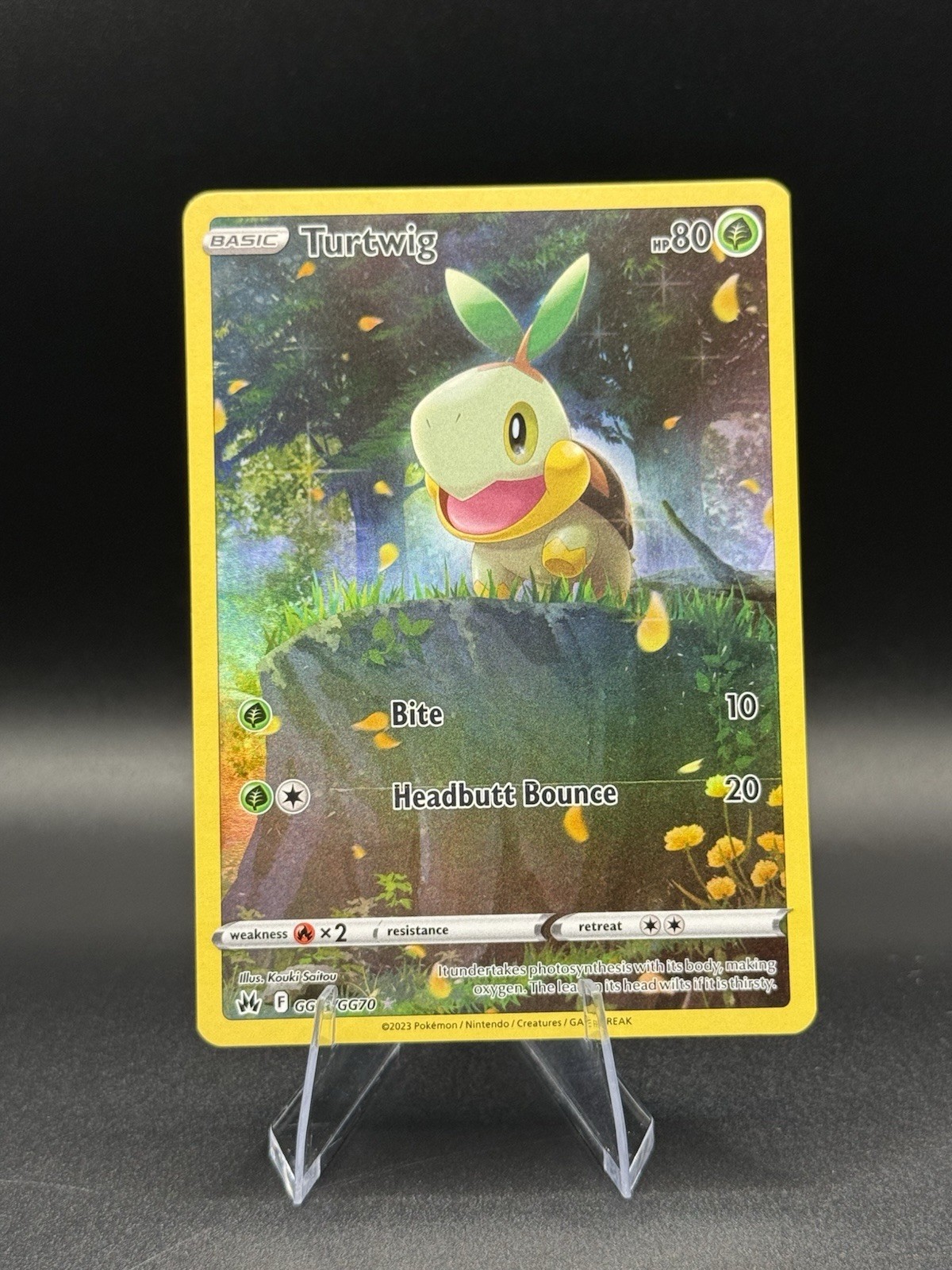 Pokémon TCG Turtwig Corona Zenith: Galleria Galariana Holo Holo Carta Rara GG31/GG70