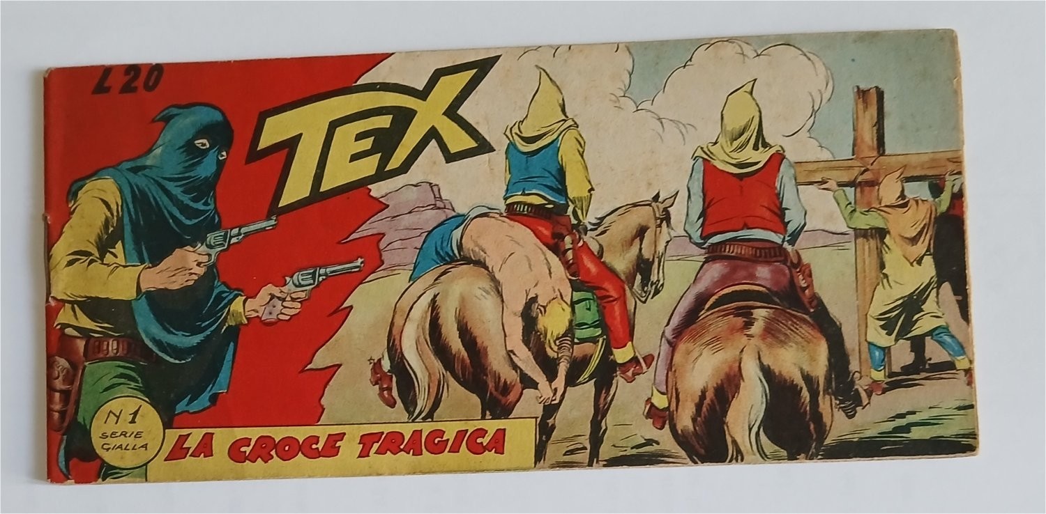 10 Tex striscia serie Gialla  N 1 2 4 5  7 8 10 12 15 18 Edizioni Audace 1954