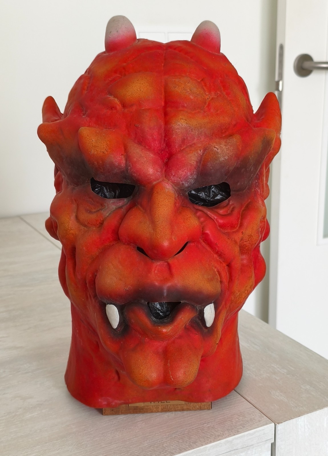 Vintage Demon Mask Don Post Kirk Myers Cesar Rare Halloween