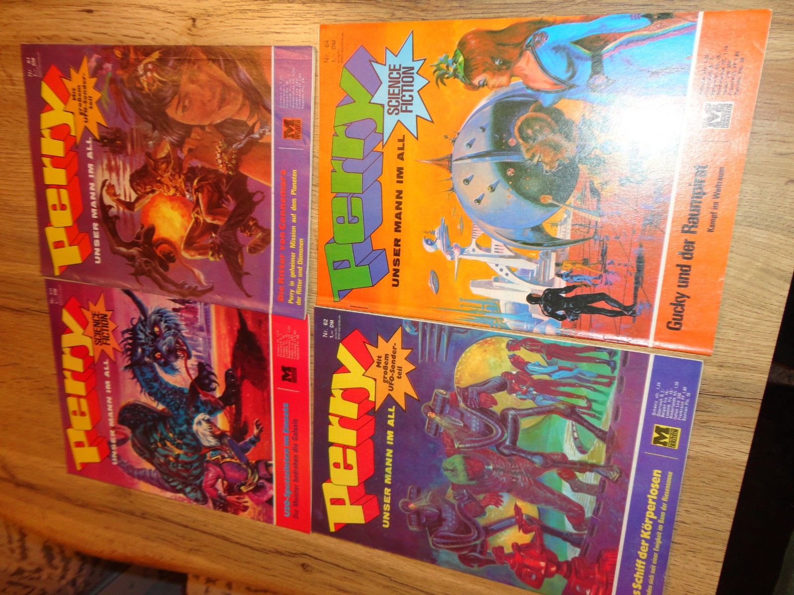 Fumetto - Perry n.60,61,62,64 del 1972