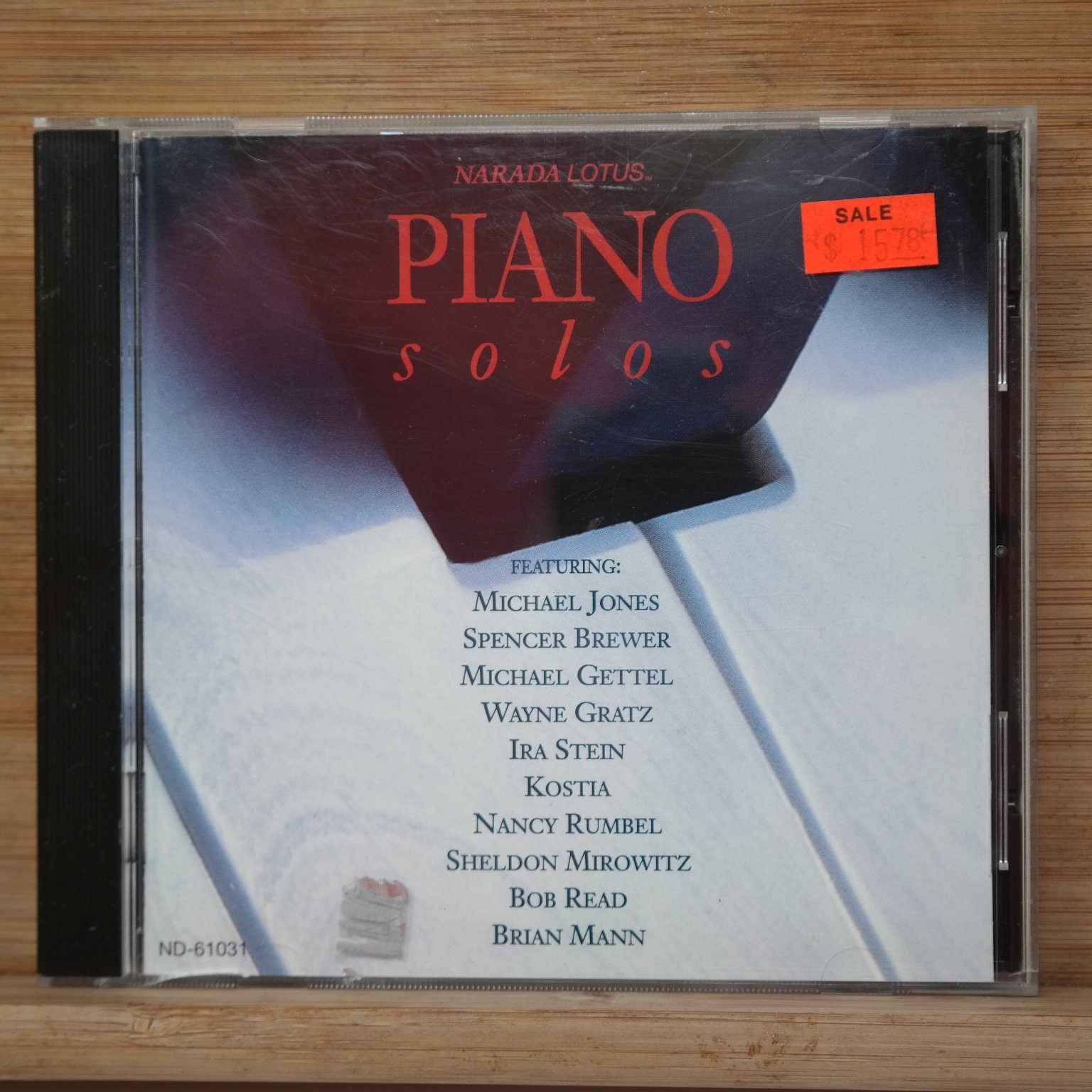 Narada Lotus Piano Solos CD 14 Tracks 1992 Relaxing Instrumental
