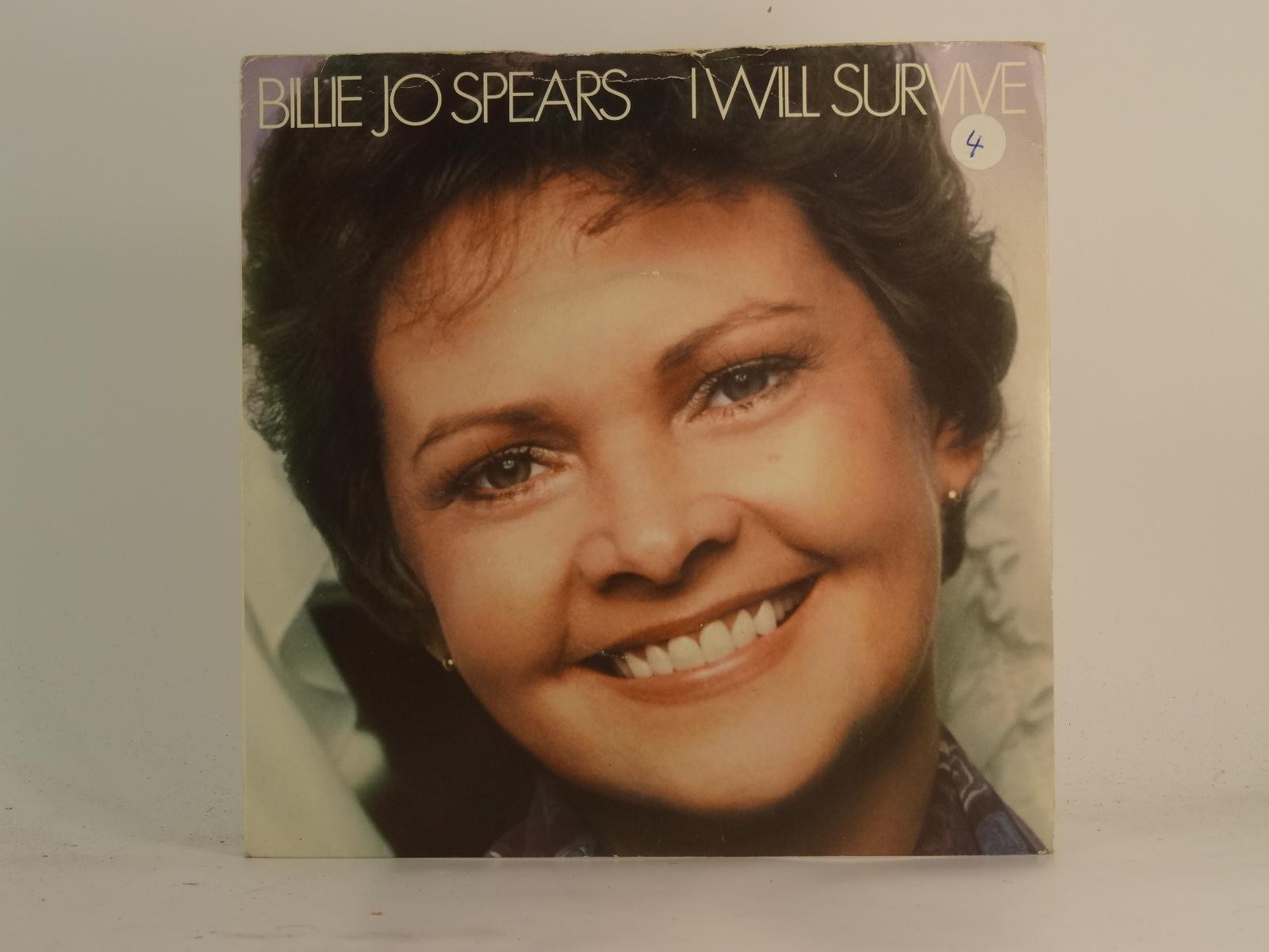 BILLIE JO SPEARS I WILL SURVIVE (1) (78) 2 Track 7" Single including Picture Sle