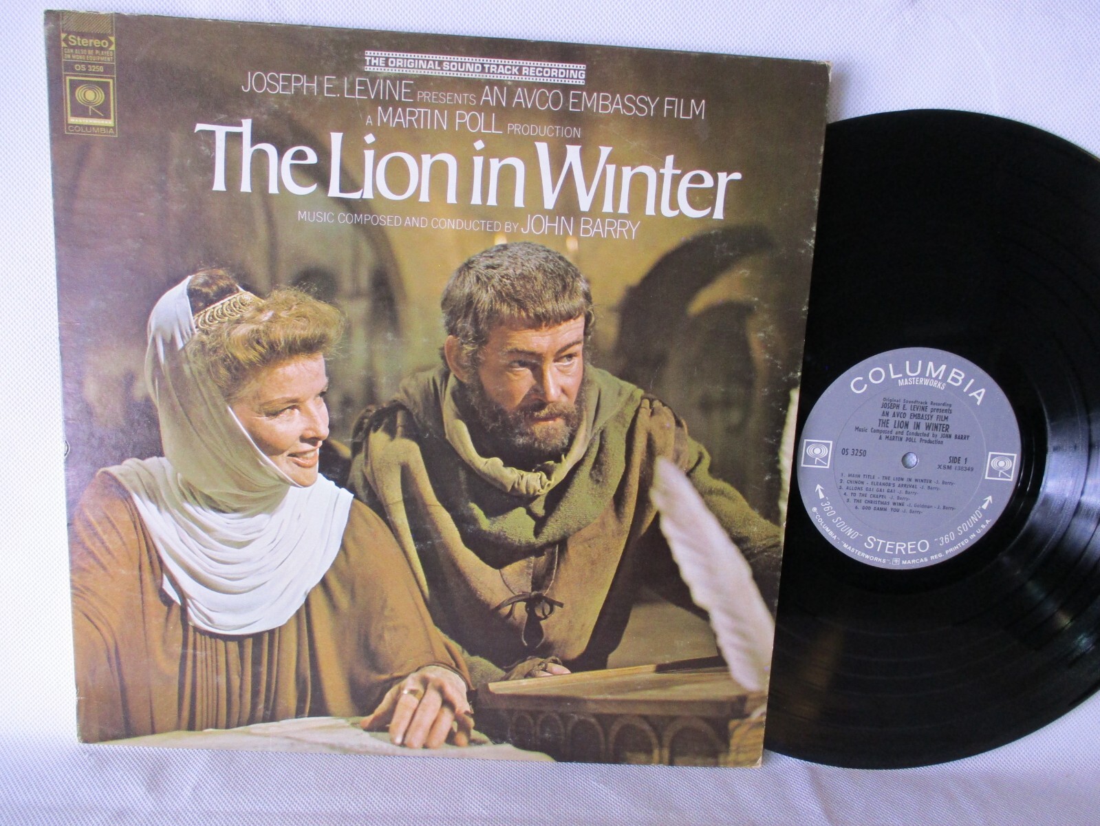 The Lion In Winter 1968 VG+ John Barry Peter O'Toole Katharine Hepburn Record