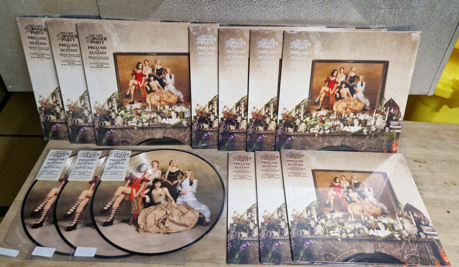 Sealed vinyls The Last Dinner Party - Prelude To Ecstasy.  4 DIFFERENT VERSIONS