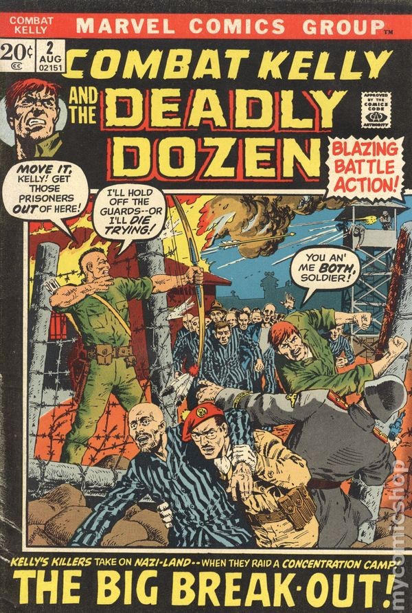 Combat Kelly #2 VG 1972 Stock Image Low Grade