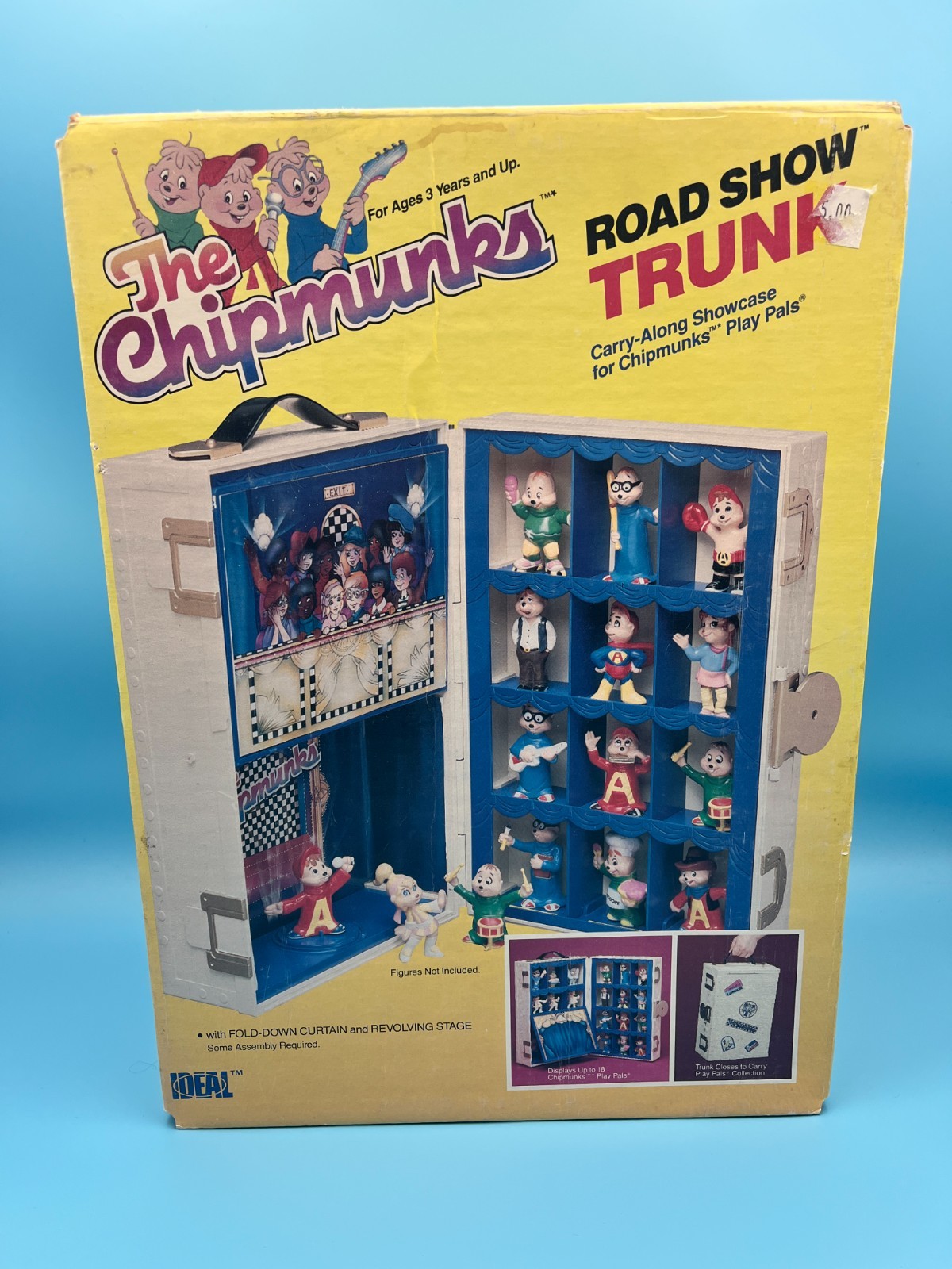The Chipmunks Carry Showcase For Play Pals Road Show Trunk Ideal 1984
