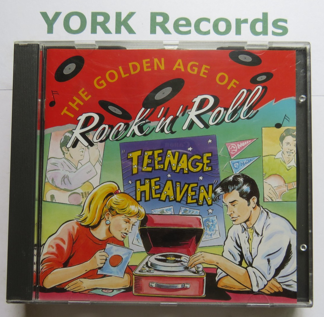GOLDEN AGE OF ROCK 'N' ROLL - Teenage Heaven - Various - Ex Con 3 CD Album Set