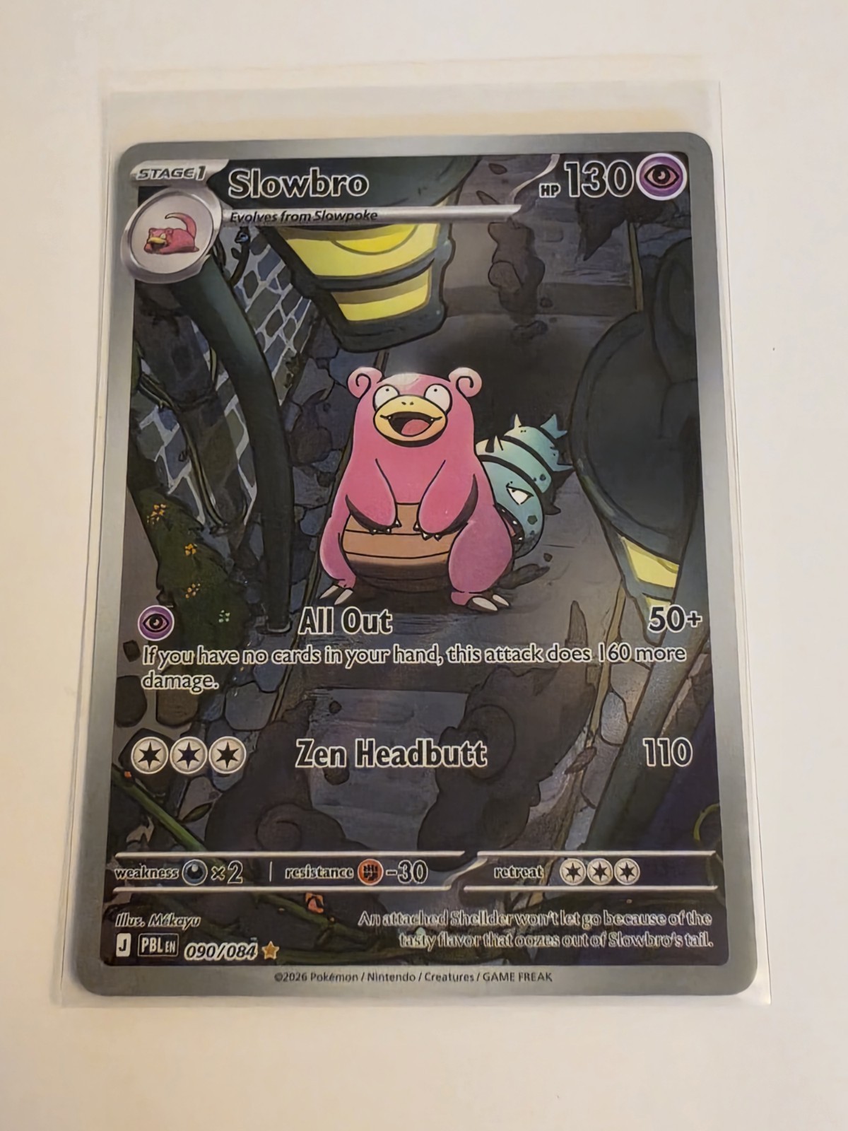 Slowbro - 090/084 #90/84 (Holo) (NM) ME05: Pitch Black PBL Pokemon