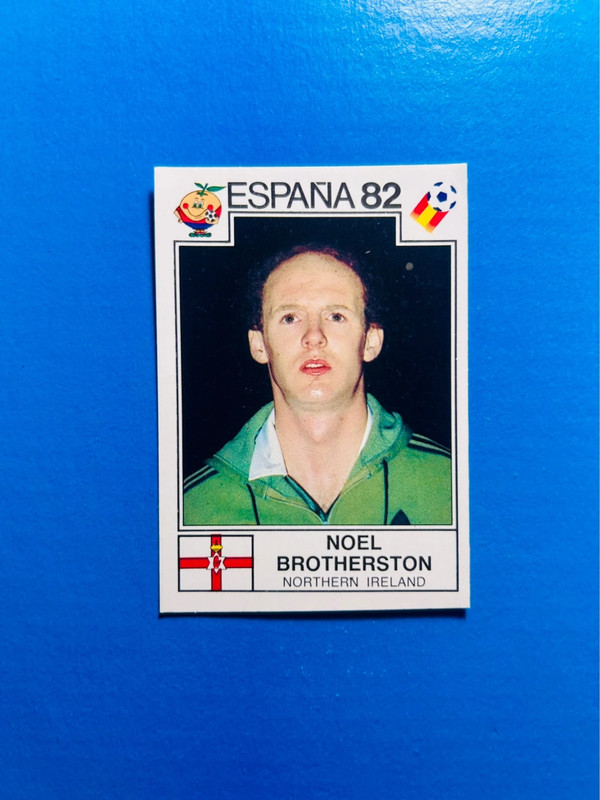 Figurina Calciatori Panini Espana 82 Brotherston Northern Ireland n. 337 Nuova