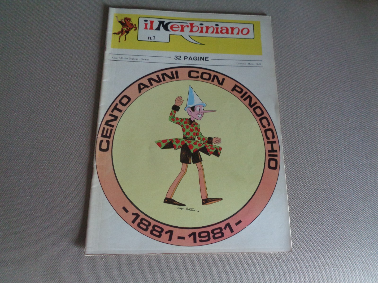 IL NERBINIANO ANNO IX N.1  ALBI NERBINI 1981 FUMETTI D'EPOCA
