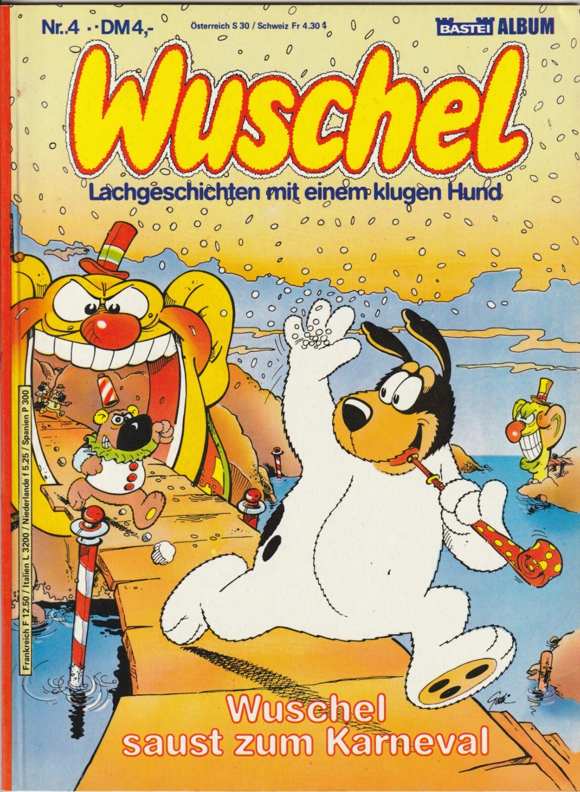 ✪ WUSCHEL #4 Wuschel salta per carnevale, Bastei COMICALBUM TOP Z1