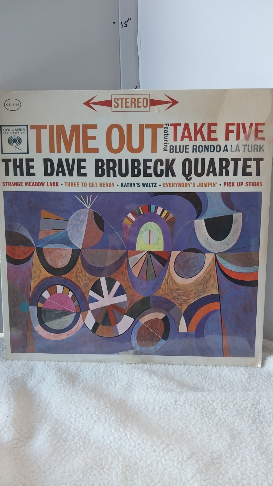 Sealed Dave Brubeck Quartet "Time Out" 1959 LP Columbia CS 8192 VG+