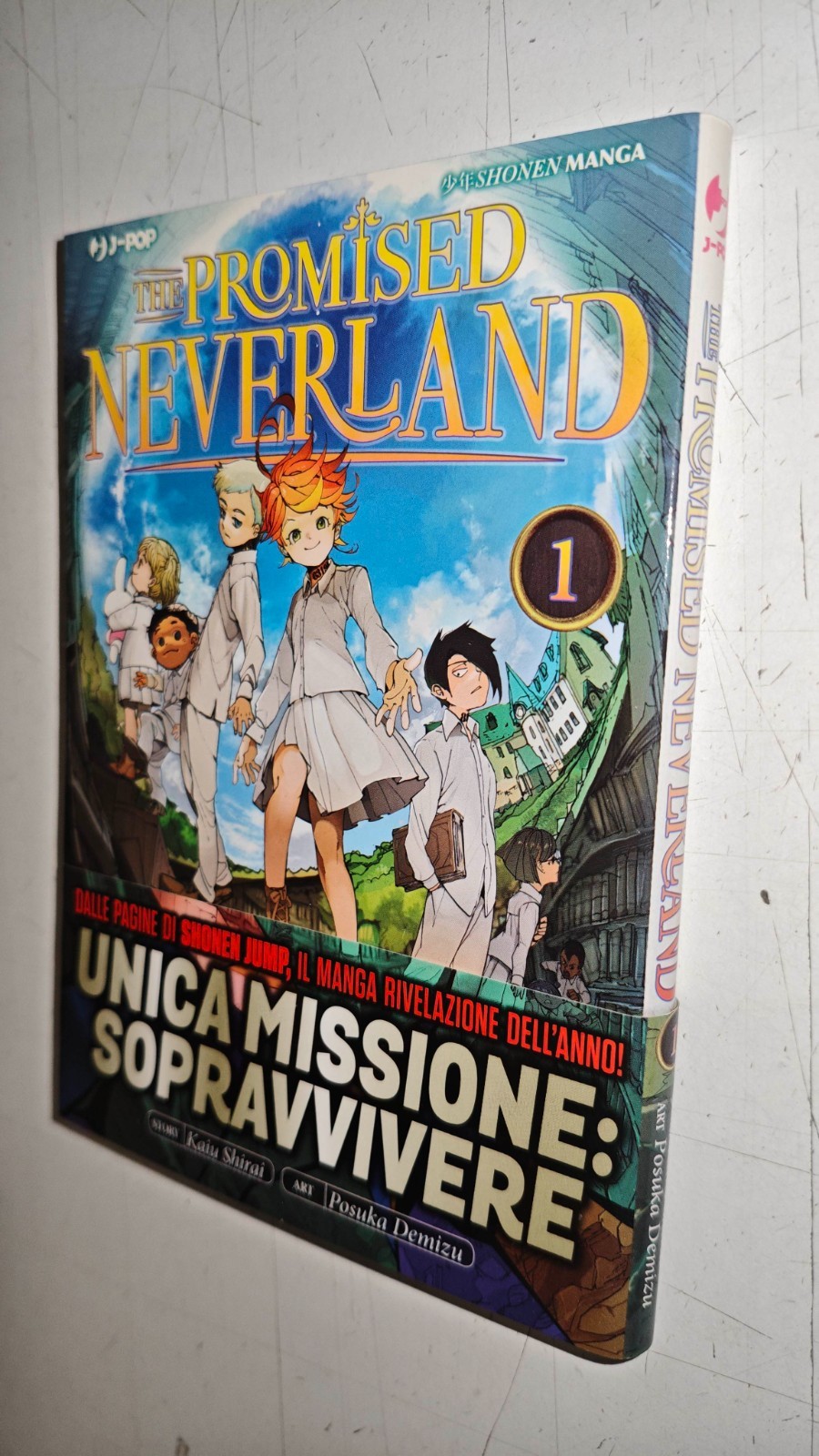 THE PROMISED NEVERLAND #  1 - KAIU SHIRAI-POSUKA DEMIZU - JPOP MANGA - MNX2