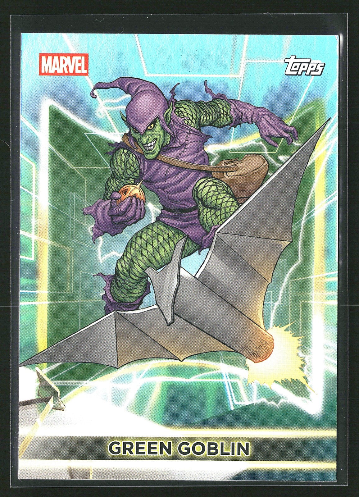 2026 Topps Neon Marvel #95 Green Goblin Rainbow Foil