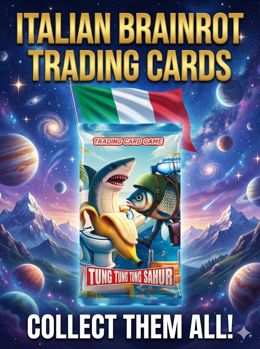 VENDITORE USA Italian Brain Rot BRAINROT Booster (24 CONFEZIONI, 192 Card box) + BONUS