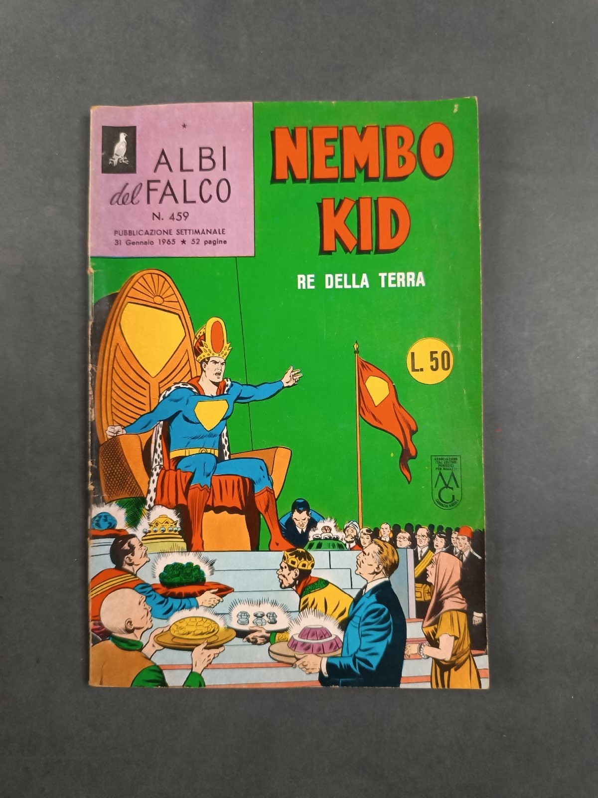 Albi del Falco Nembo Kid n.459 Re della Terra Mondadori 1965