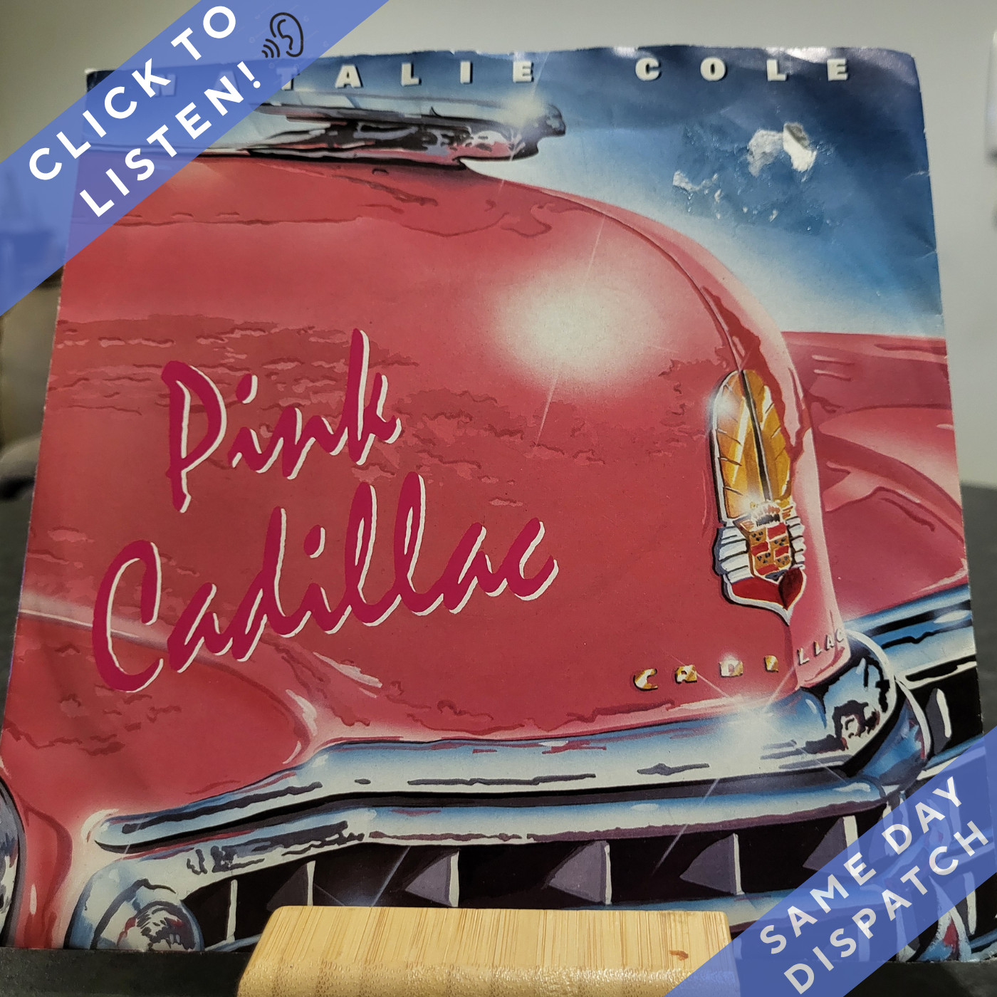 Natalie Cole – Pink Cadillac (1988)  - 7" Vinyl Single - EX/VG+
