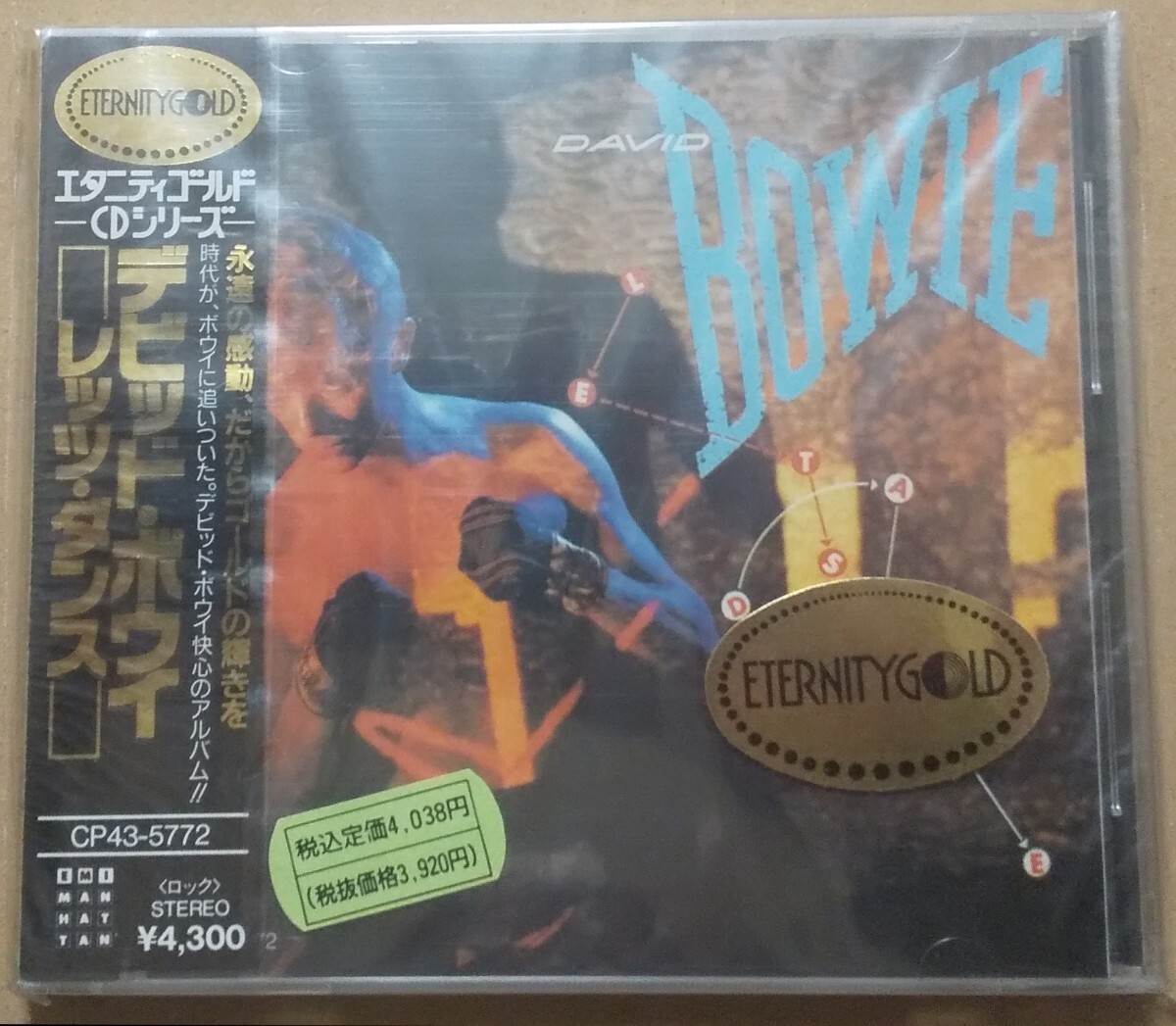 David Bowie CD Let's Dance Eternity Gold CD CP43-5772 Japan Edition Nuovo