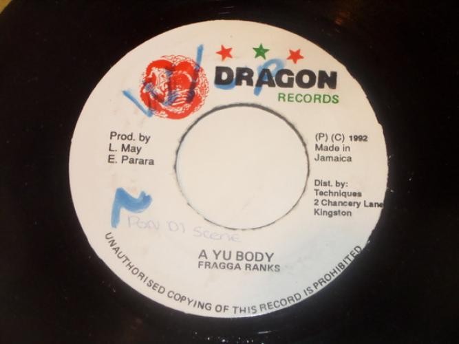 Fragga Ranks - A Yu Body  (7") (Very Good Plus (VG+)) - 2791613428