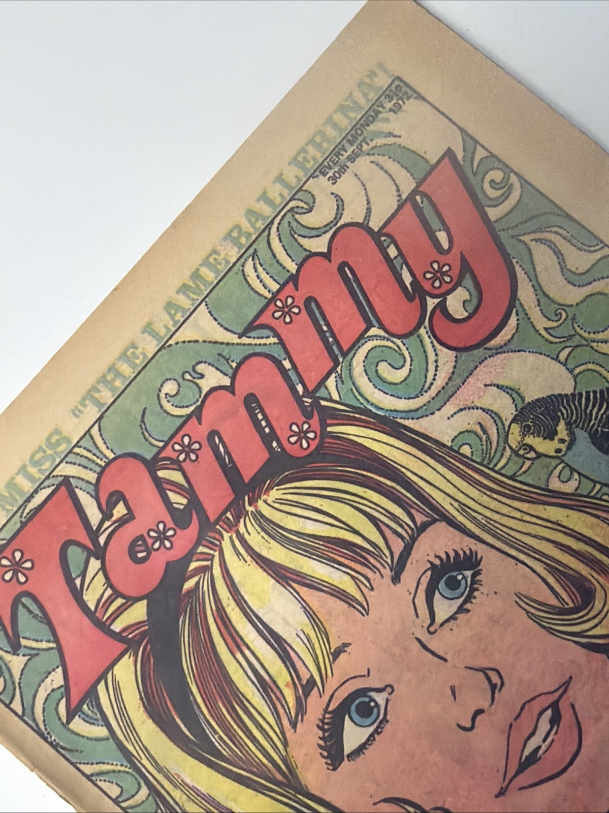 TAMMY COMIC - 30th SEPT 1972 Original Vintage 70s Girls Comic Nostalgia